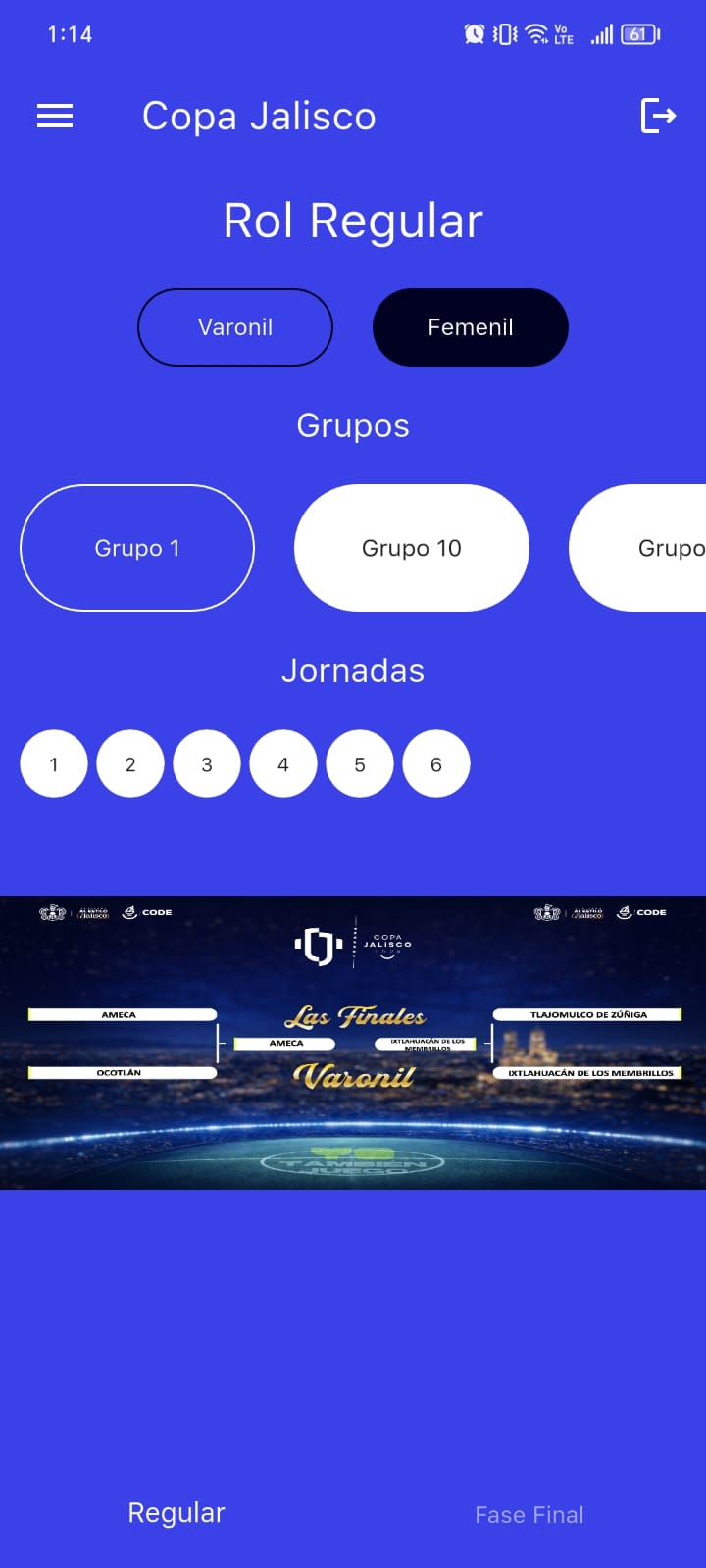 App Copa Jalisco
